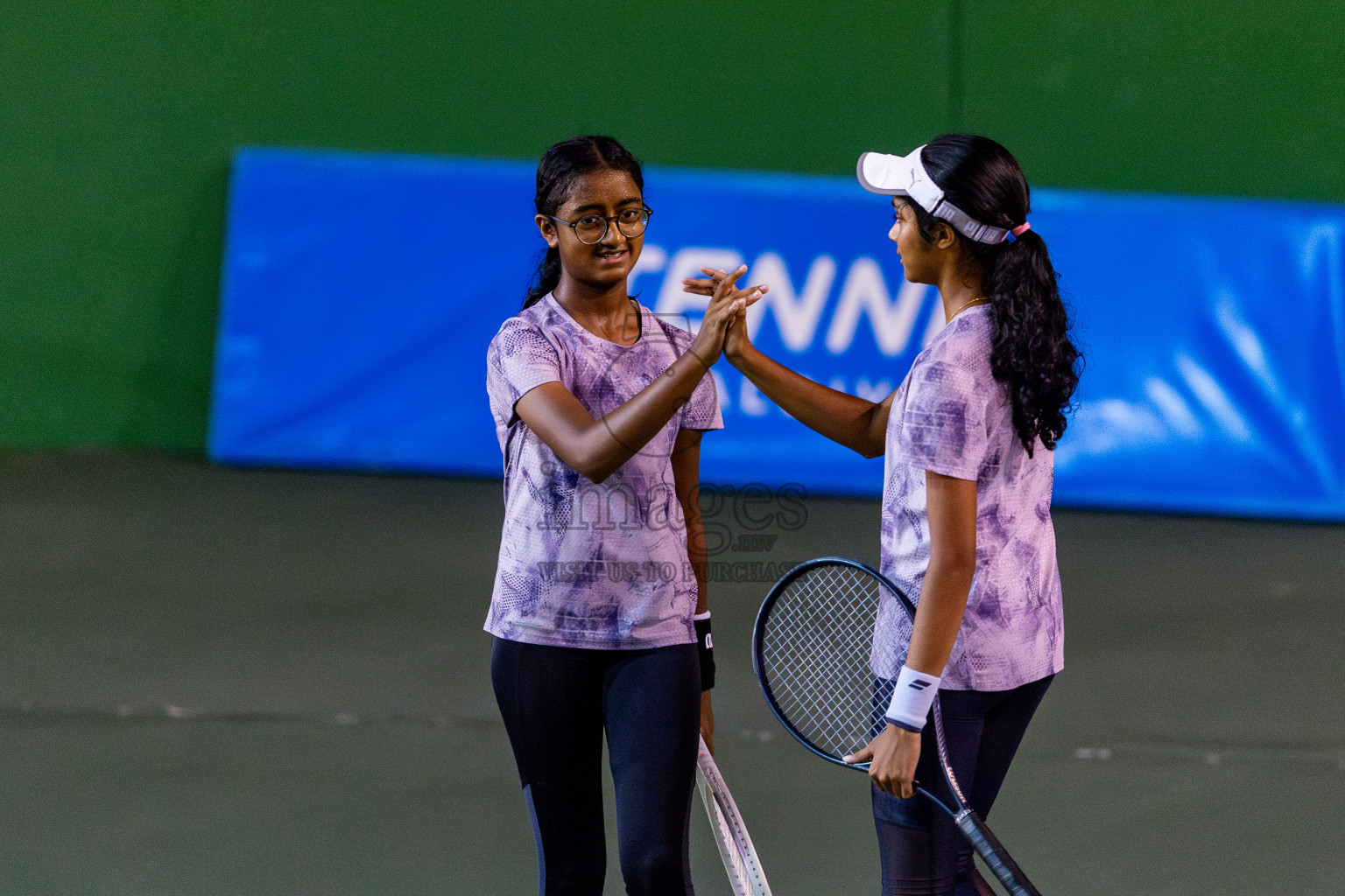 Day 2 of ATF Maldives Junior Open Tennis was held in Male' Tennis Court, Male', Maldives on Tuesday, 10th December 2024. Photos: Nausham Waheed / images.mv