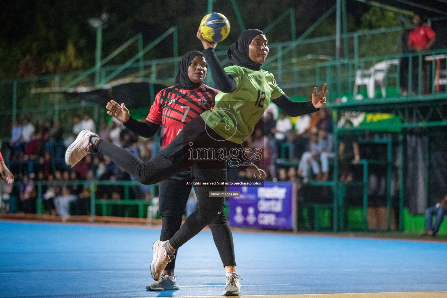 Day 9 of 6th MILO Handball Maldives Championship 2023, held in Handball ground, Male', Maldives on 28th May 2023 Photos: Nausham Waheed/ Images.mv