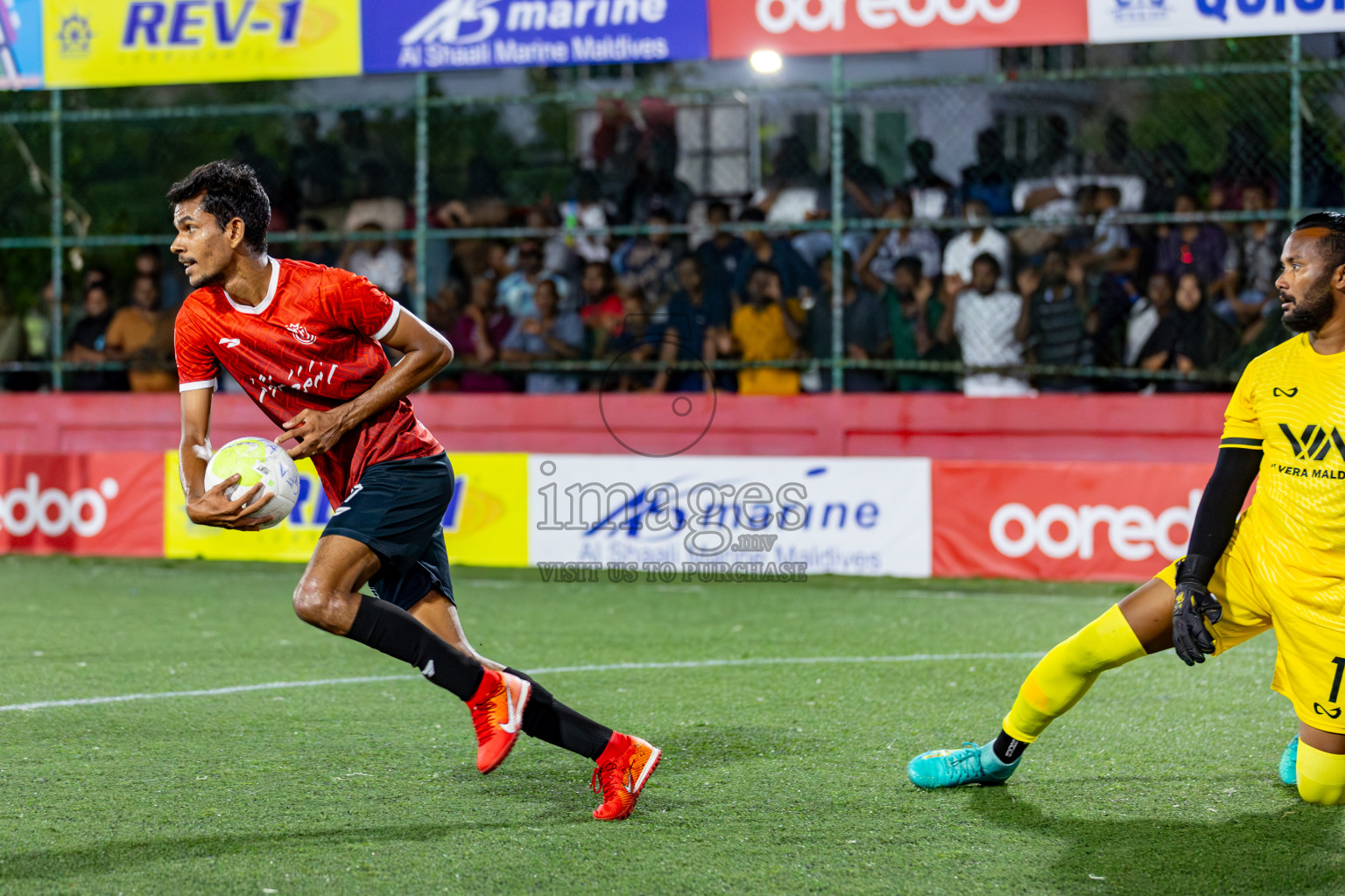 HA. Dhidhdhoo VS HDh. Nolhivaran on Day 33 of Golden Futsal Challenge 2024, held on Sunday, 18th February 2024, in Hulhumale', Maldives Photos: Hassan S / images.mv