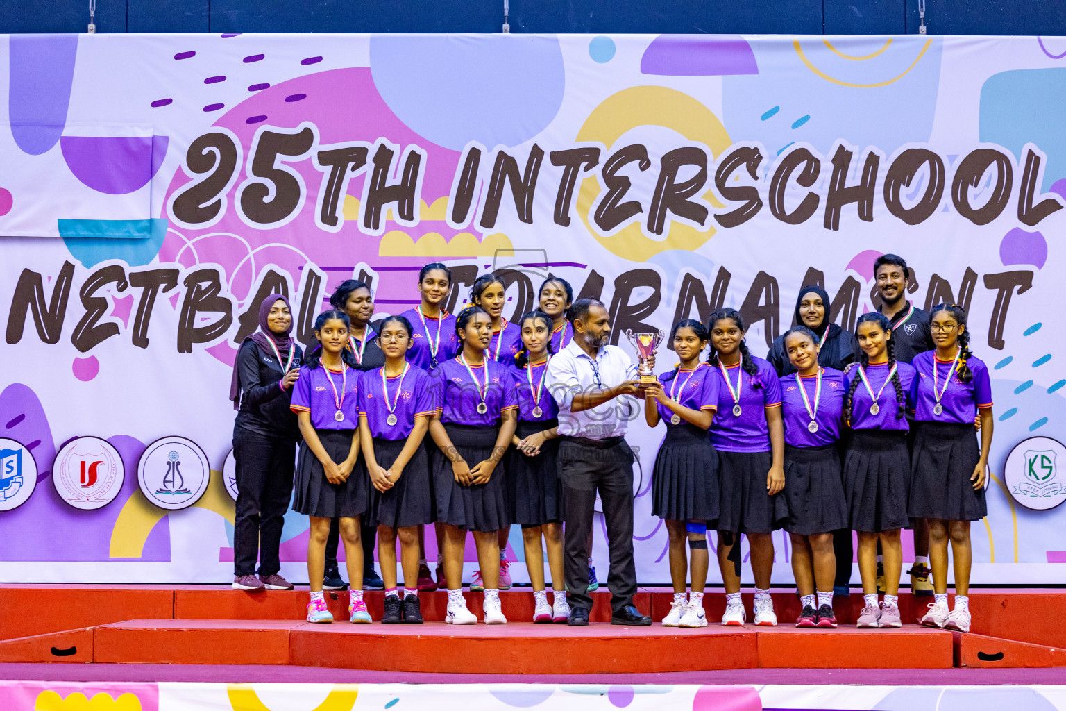 Closing Ceremony of Inter-school Netball Tournament held in Social Center at Male', Maldives on Monday, 26th August 2024. Photos: Hassan Simah / images.mv