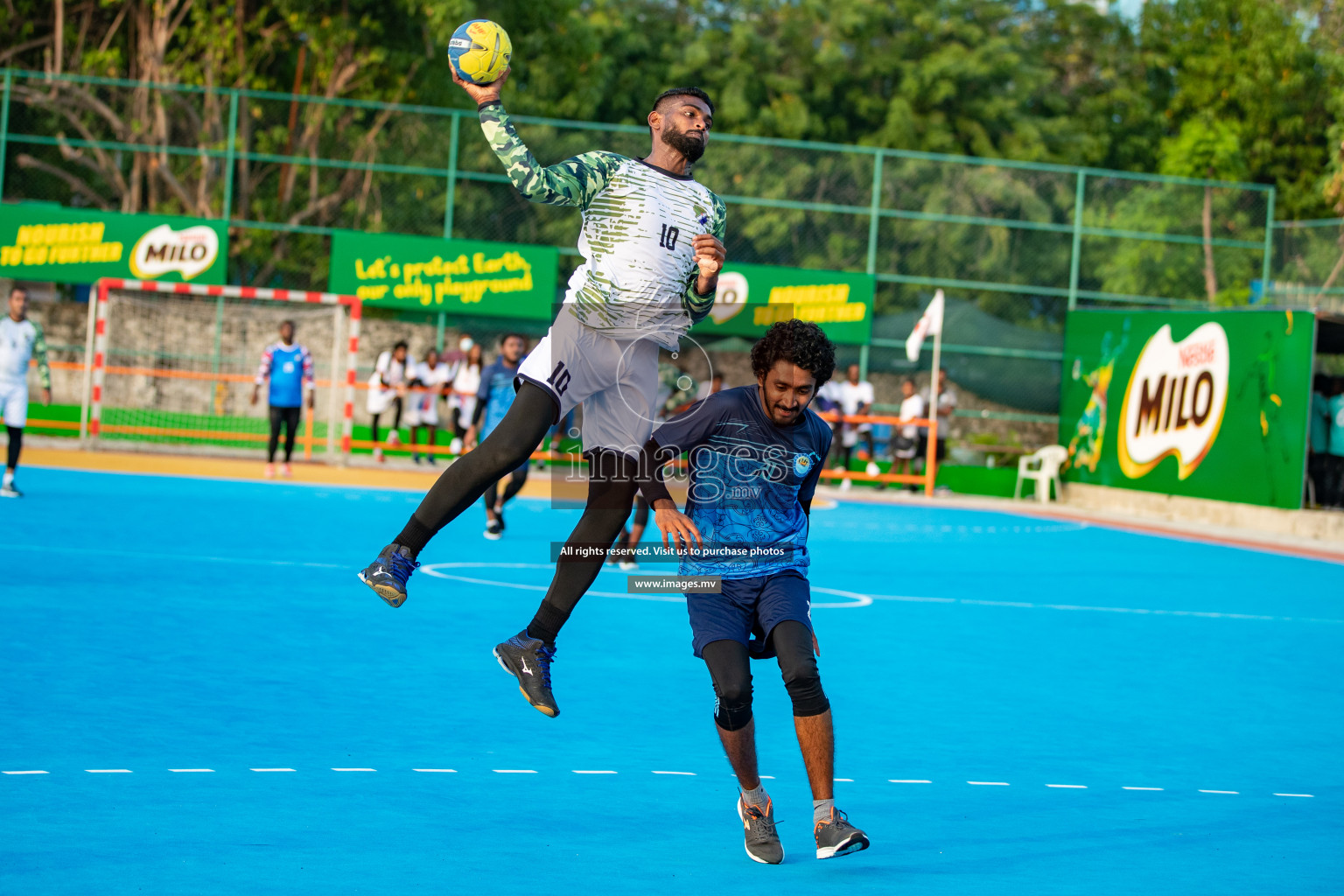 Milo 8th National Handball Tournament Day 4, 18th December 2021, at Handball Ground, Male', Maldives. Photos by Hassan Simah