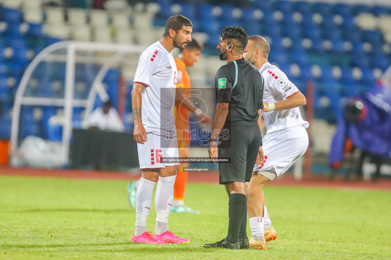 Bhutan vs Lebanon in SAFF Championship 2023 held in Sree Kanteerava Stadium, Bengaluru, India, on Sunday, 25th June 2023. Photos: Nausham Waheed, Hassan Simah / images.mv