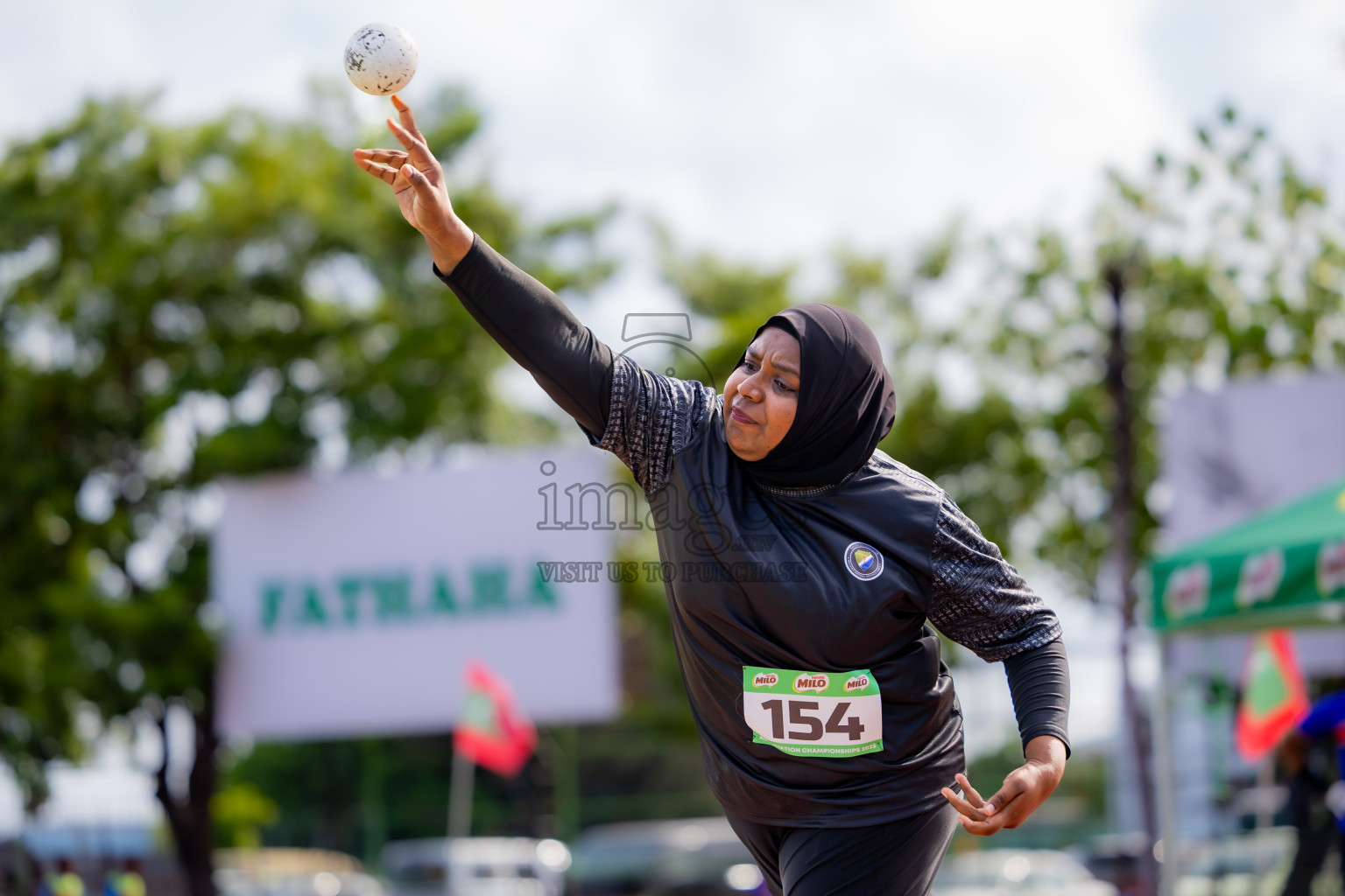Day 3 of 12th Milo Association Championships was held in Ekuveni Track at Male', Maldives on Saturday, 26th April 2025. Photos: Nausham Waheed / images.mv