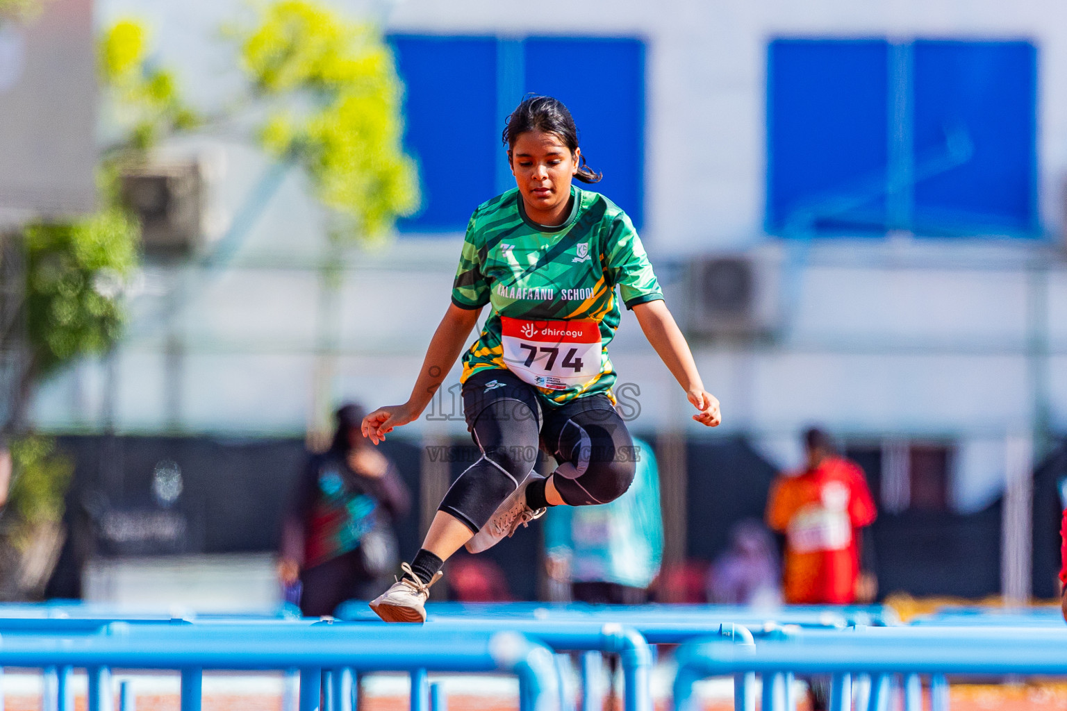 Day 2 of Inter-school Athletics Championship 2025 held in Ekuveni Synthetic Track, Male', Maldives on Tuesday, 07th October 2025. Photos by: Areef Adam / Images.mv