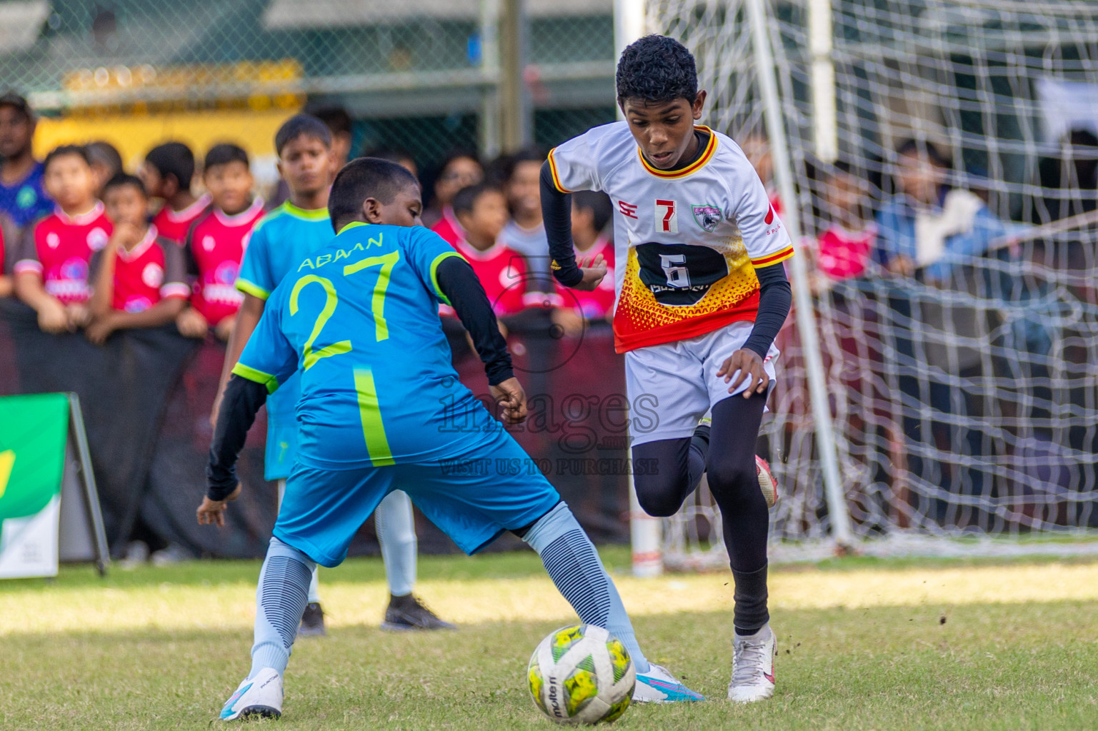 Day 2  of MILO Academy Championship 2024 - U12 was held at Henveiru Grounds in Male', Maldives on Thursday, 5th July 2024. Photos: Shuu Abdul Sattar / images.mv