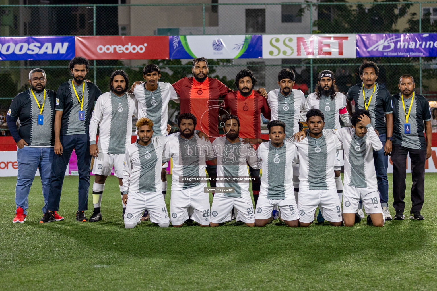 Th. Buruni vs Th. Thimarafushi in Day 6 of Golden Futsal Challenge 2023 on 10 February 2023 in Hulhumale, Male, Maldives