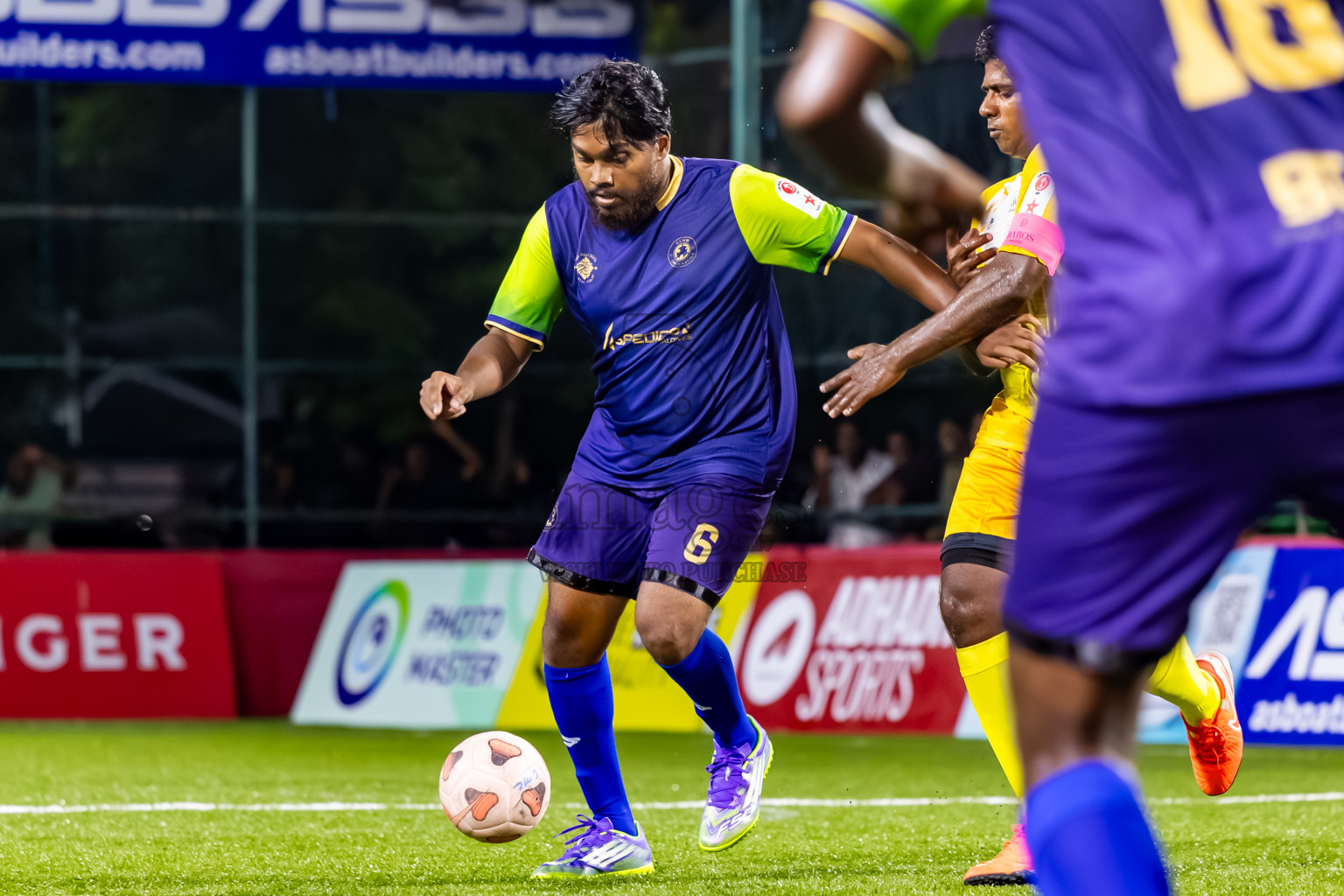 Club Immigration vs Baros Maldives in Day 1 of Club Maldives Cup 2025 was held in Rehendi Futsal Ground, Hulhumale', Maldives on Sunday, 28th September 2025. Photos: Nausham Waheed / images.mv