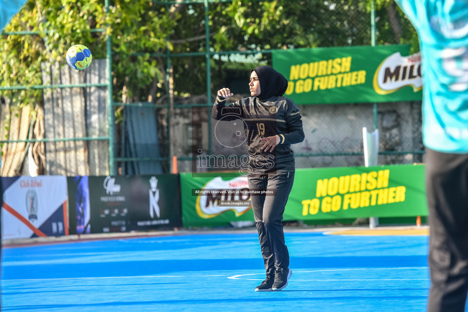 Day 5 of Milo 6th Inter Office Handball Tournament 2022 - Photos by Nausham Waheed