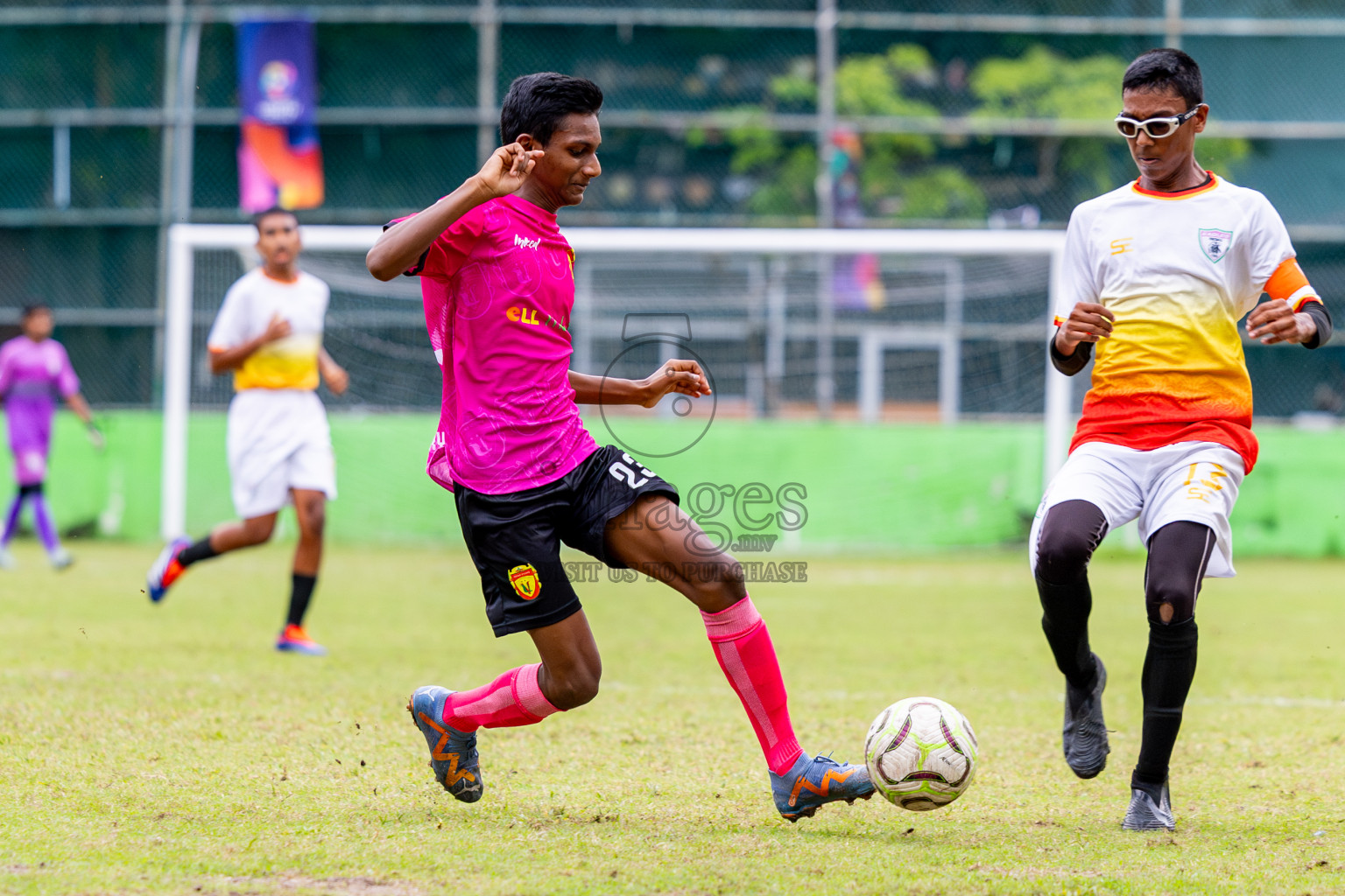 Club Eagles vs United Victory (U14) in Day 11 of Dhivehi Youth League 2024 held at Henveiru Stadium on Tuesday, 17th December 2024. Photos: Nausham Waheed / Images.mv