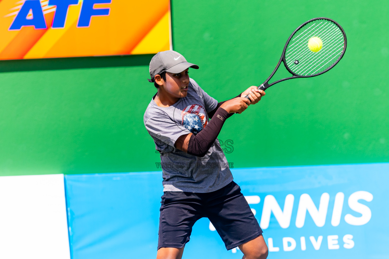 Day 1 of ATF Maldives Junior Open Tennis was held in Male' Tennis Court, Male', Maldives on Monday, 9th December 2024. Photos: Nausham Waheed / images.mv