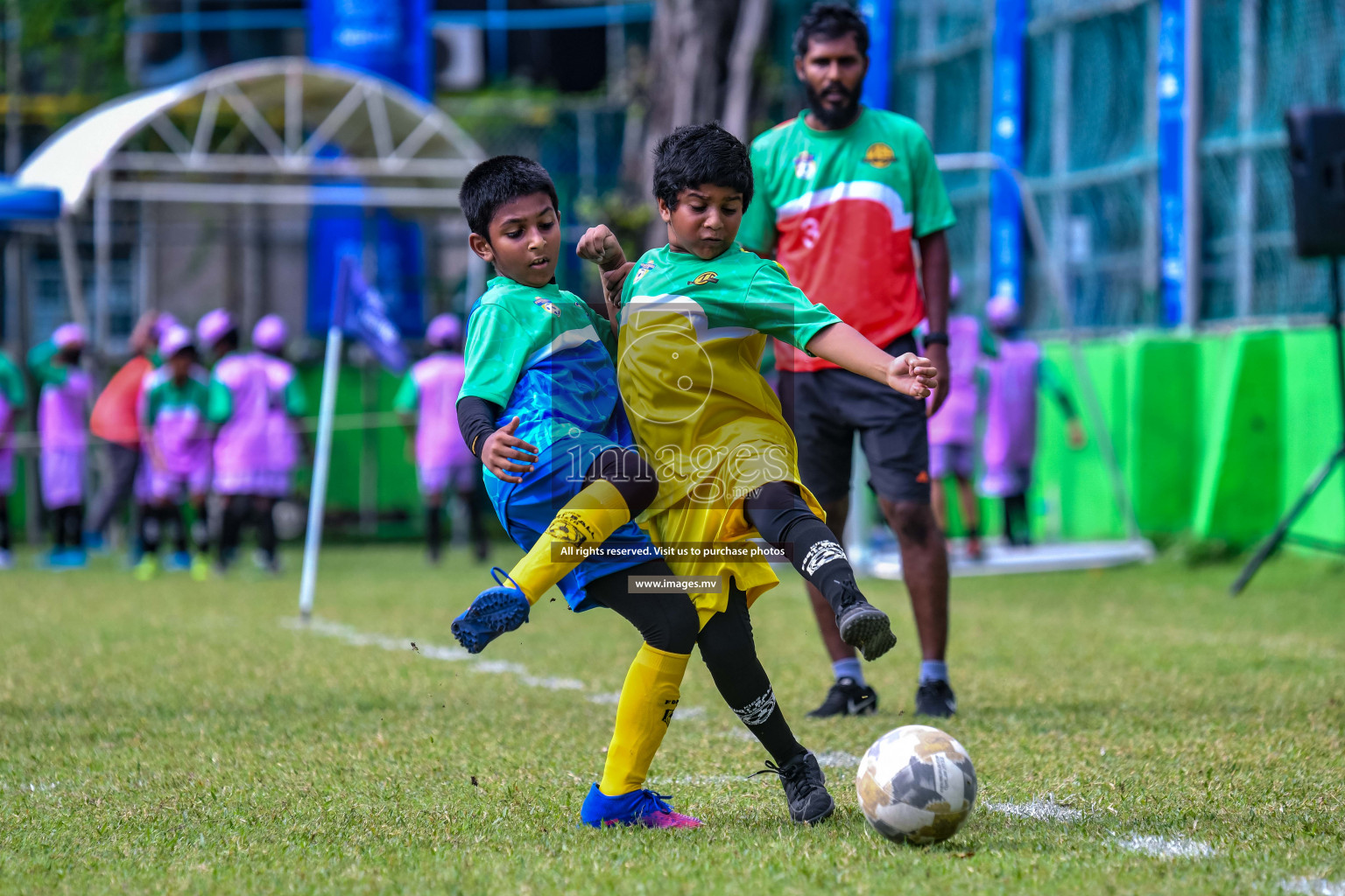 Day 1 of Milo Kids Football Fiesta 2022 was held in Male', Maldives on 19th October 2022. Photos: Nausham Waheed/ images.mv