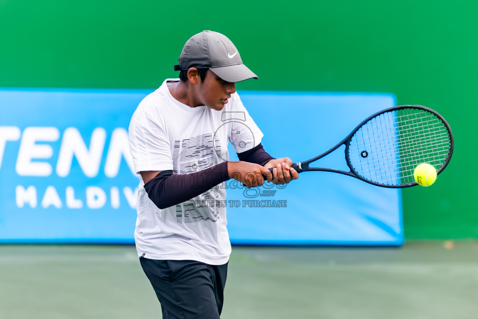 Day 5 of ATF Maldives Junior Open Tennis was held in Male' Tennis Court, Male', Maldives on Monday, 16th December 2024. Photos: Nausham Waheed/ images.mv