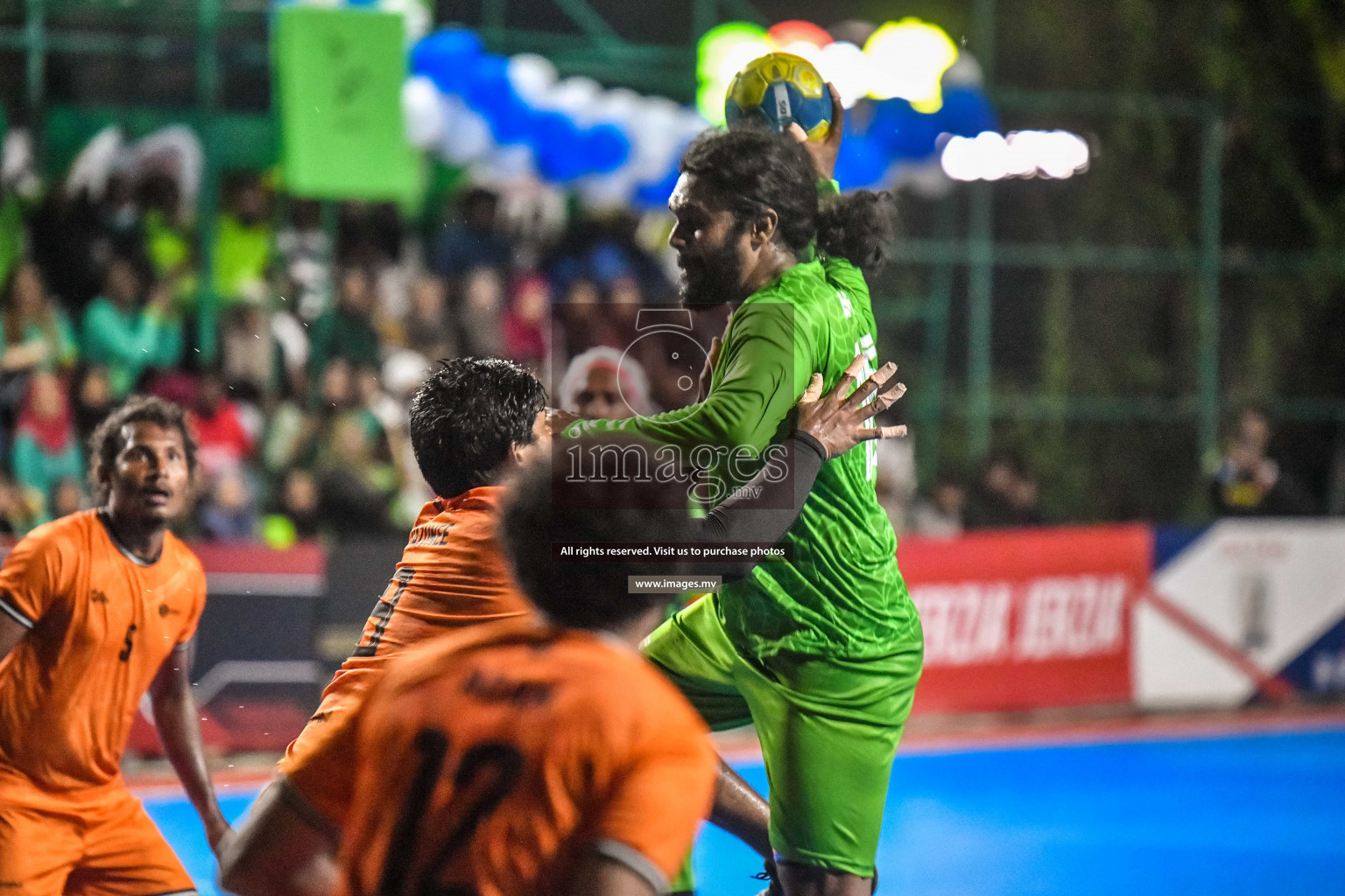 Final of Milo 6th Inter Office Handball Tournament 2022 - Photos by Nausham Waheed