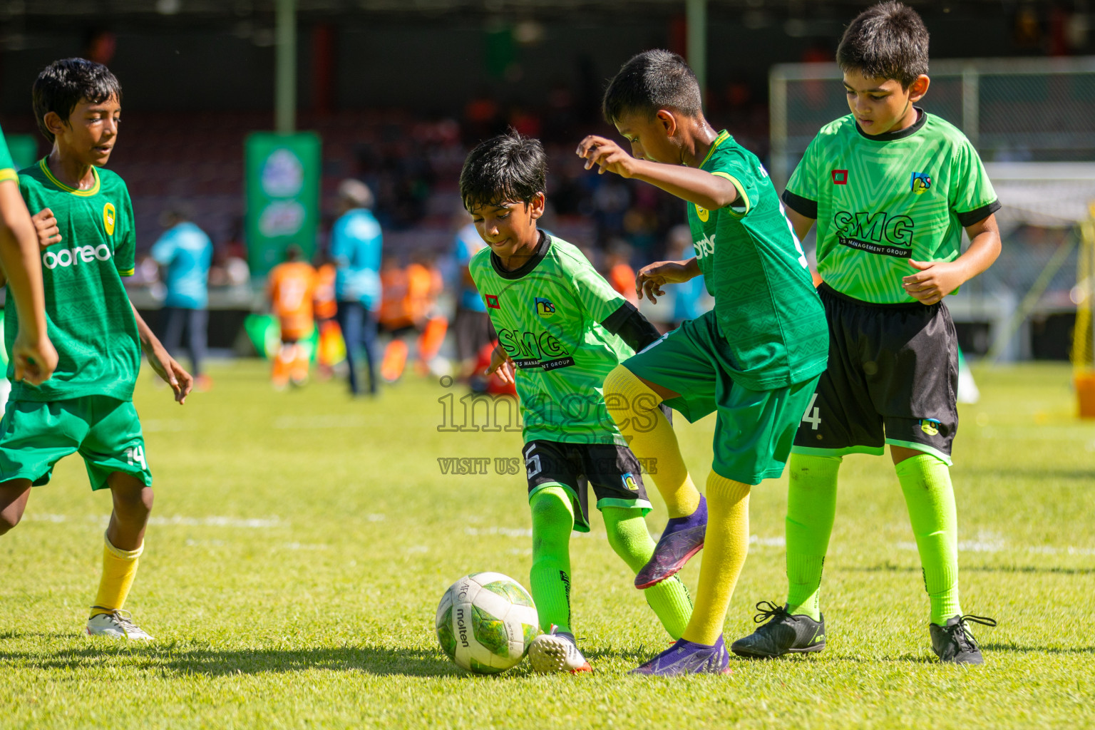 Day 1 of Under 10 MILO Academy Championship 2024 was held at National Stadium in Male', Maldives on Friday, 26th April 2024. Photos: Mohamed Mahfooz Moosa / images.mv