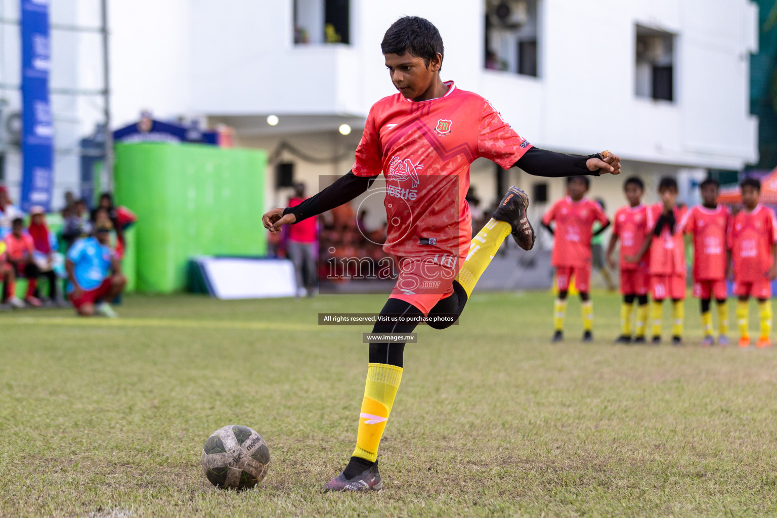 Day 3 of Nestle Kids Football Fiesta, held in Henveyru Football Stadium, Male', Maldives on Friday, 13th October 2023 Photos: Hassan Simah, Ismail Thoriq, Mohamed Mahfooz Moosa, Nausham Waheed / images.mv