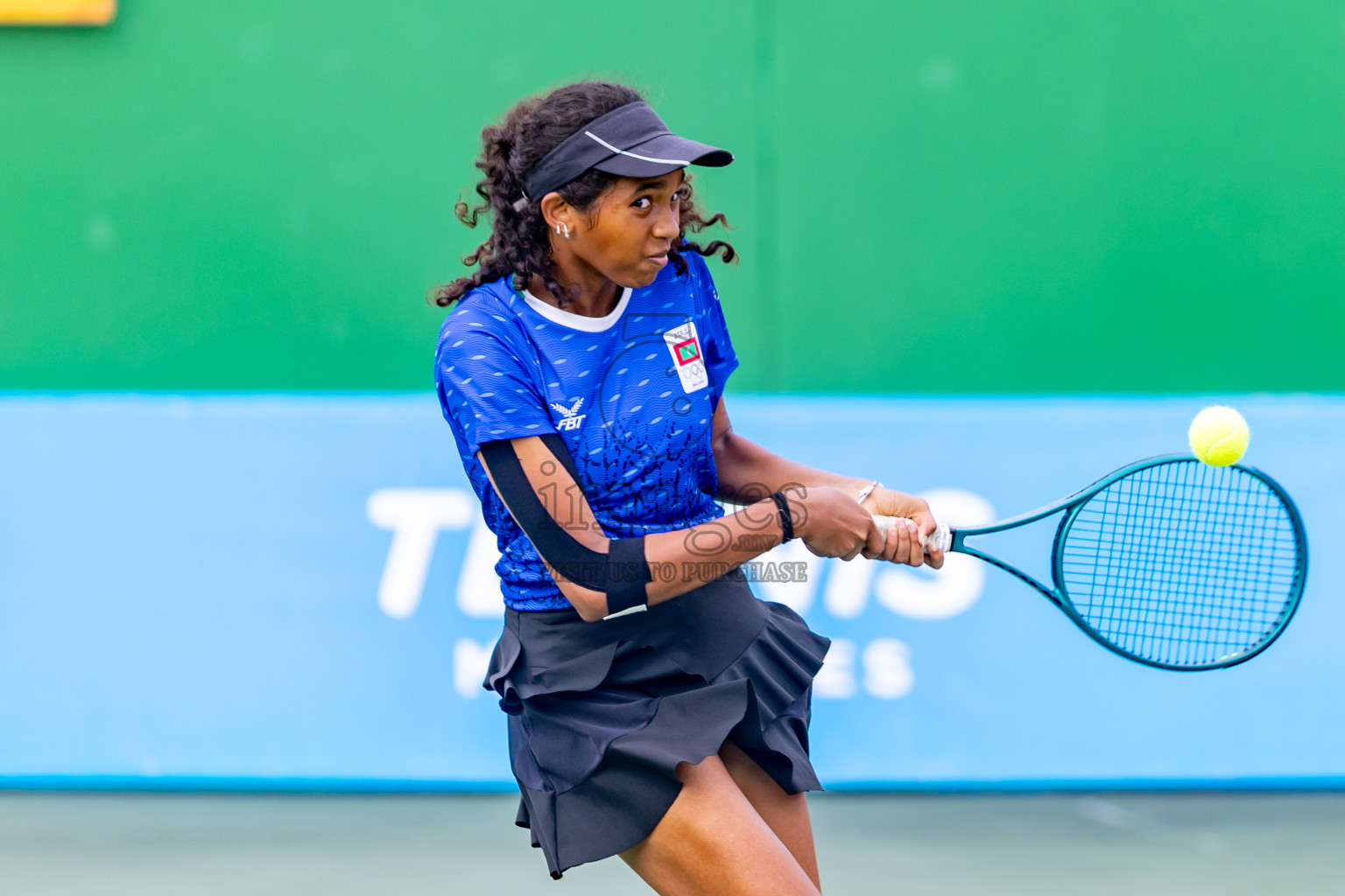 Day 7 of ATF Maldives Junior Open Tennis was held in Male' Tennis Court, Male', Maldives on Wednesday, 18th December 2024. Photos: Nausham Waheed/ images.mv