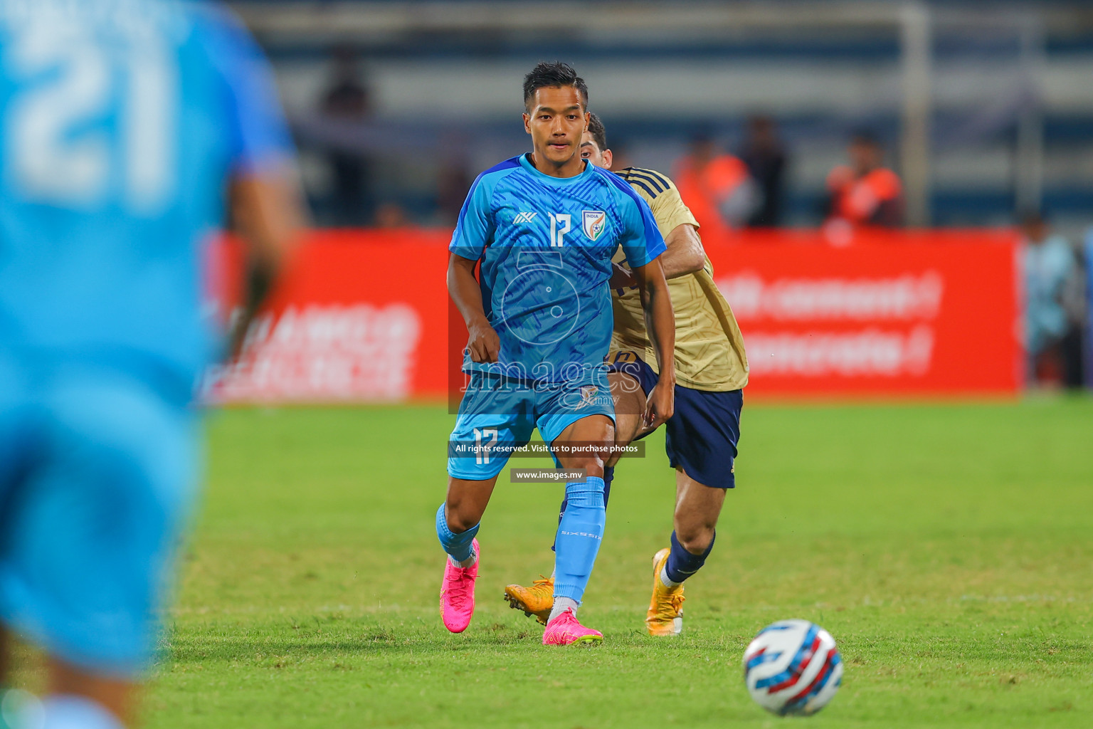 India vs Kuwait in SAFF Championship 2023 held in Sree Kanteerava Stadium, Bengaluru, India, on Tuesday, 27th June 2023. Photos: Nausham Waheed/ images.mv