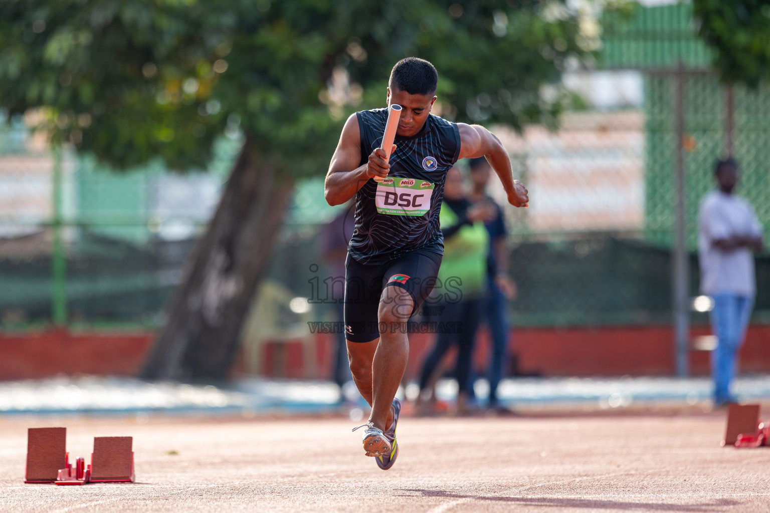 Day 2 of 12th Milo Association Championships was held in Ekuveni Track at Male', Maldives on Friday, 25th April 2025. Photos: Ismail Thoriq / images.mv