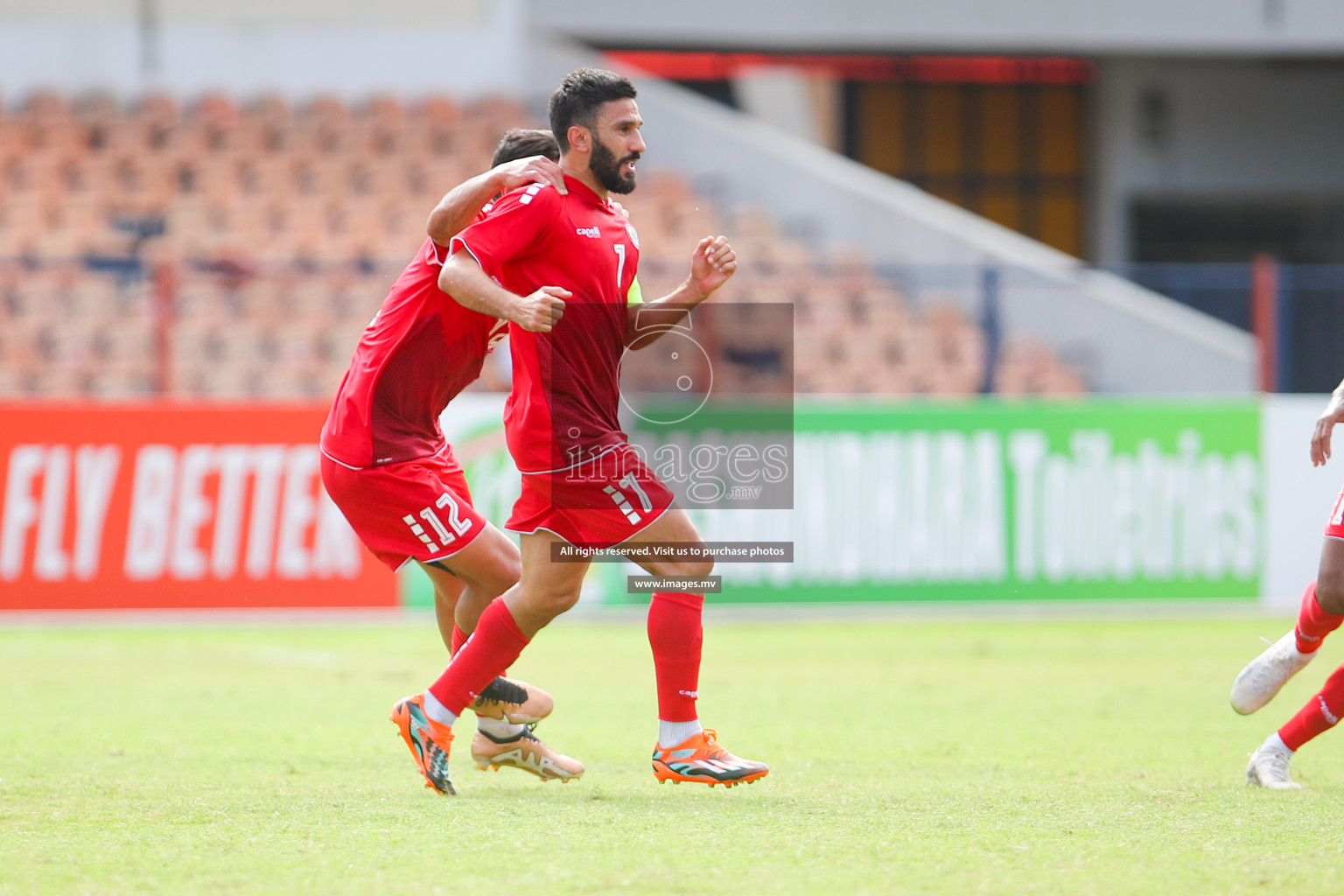 Lebanon vs Maldives in SAFF Championship 2023 held in Sree Kanteerava Stadium, Bengaluru, India, on Tuesday, 28th June 2023. Photos: Nausham Waheed, Hassan Simah / images.mv