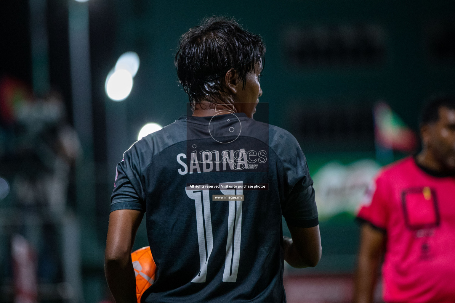 Club WAMCO vs DSC in the Semi Finals of 18/30 Women's Futsal Fiesta 2021 held in Hulhumale, Maldives on 14th December 2021. Photos: Ismail Thoriq / images.mv