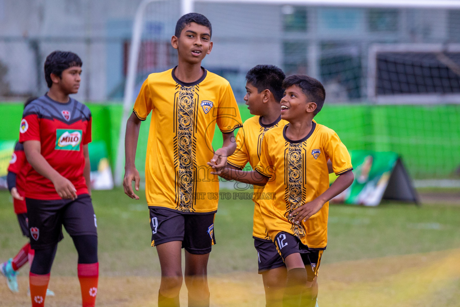 Day 1 of MILO Academy Championship 2024 - U12 was held at Henveiru Grounds in Male', Maldives on Thursday, 4th July 2024. Photos: Shuu Abdul Sattar / images.mv