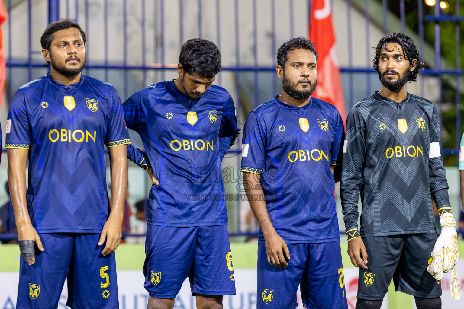 United V vs CC Sports Club in Semi Final of Eydhafushi Futsal Cup 2024 was held on Monday , 15th April 2024, in B Eydhafushi, Maldives Photos: Ismail Thoriq / images.mv