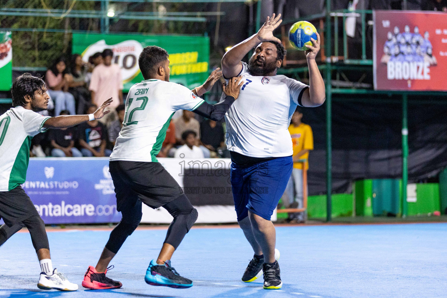 Day 19 of 10th National Handball Tournament 2023, held in Handball ground, Male', Maldives on Tuesday, 19th December 2023 Photos: Nausham Waheed/ Images.mv