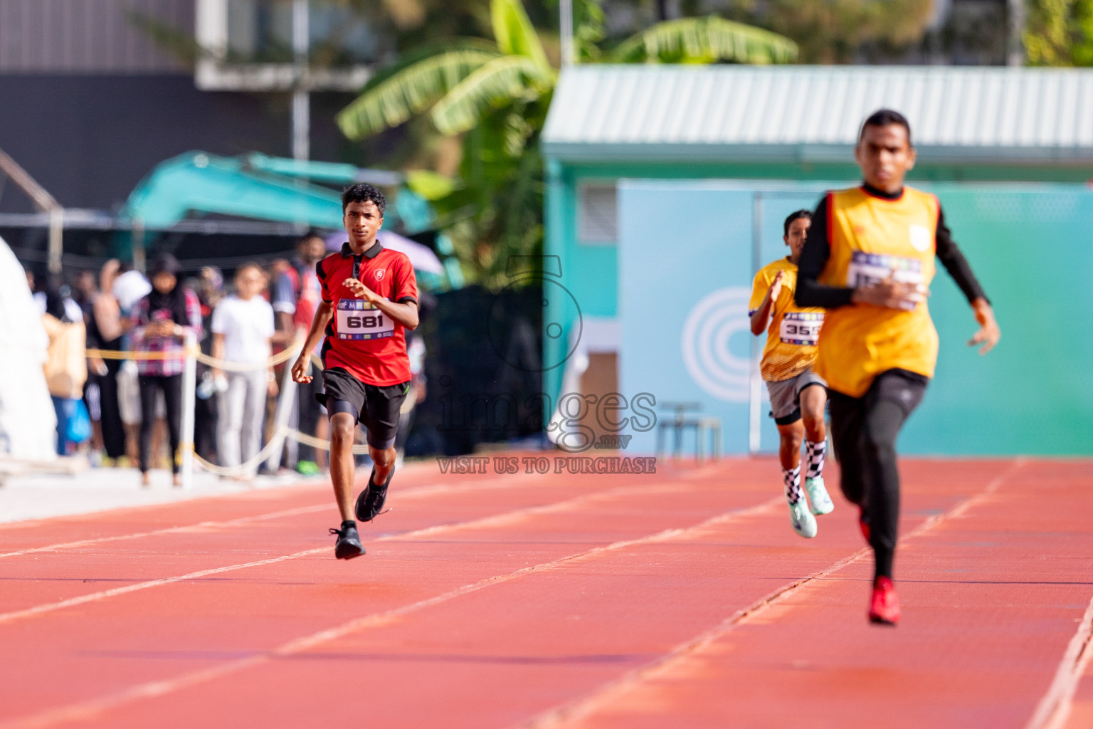 Day 3 of MWSC Interschool Athletics Championships 2024 held in Hulhumale Running Track, Hulhumale, Maldives on Monday, 11th November 2024. 
Photos by: Hassan Simah / Images.mv