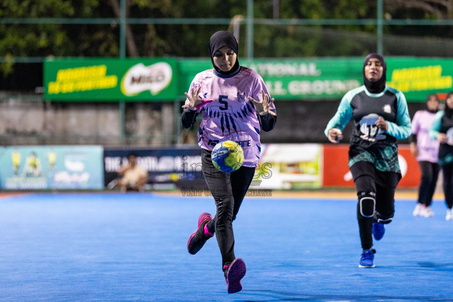 Day 7 of 10th National Handball Tournament 2023, held in Handball ground, Male', Maldives on Sunday, 4th December 2023 Photos: Nausham Waheed/ Images.mv