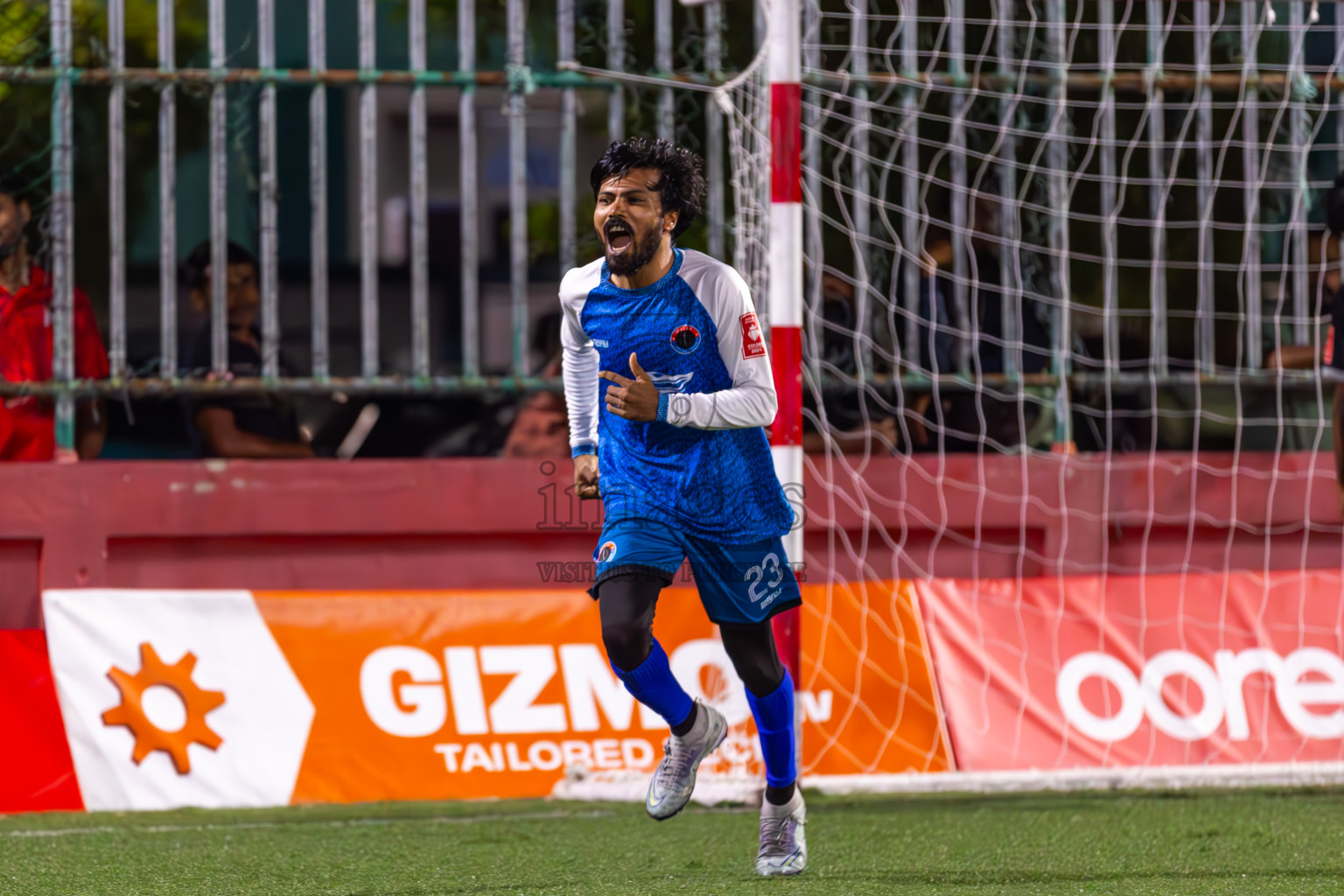 M Veyvah vs M Mulah in Day 22 of Golden Futsal Challenge 2024 was held on Monday , 5th February 2024 in Hulhumale', Maldives
Photos: Ismail Thoriq / images.mv