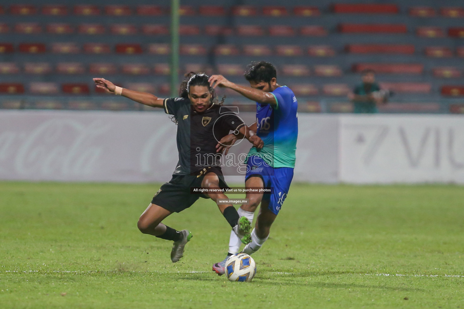 President's Cup 2023 - Club Eagles vs Super United Sports, held in National Football Stadium, Male', Maldives  Photos: Mohamed Mahfooz Moosa/ Images.mv