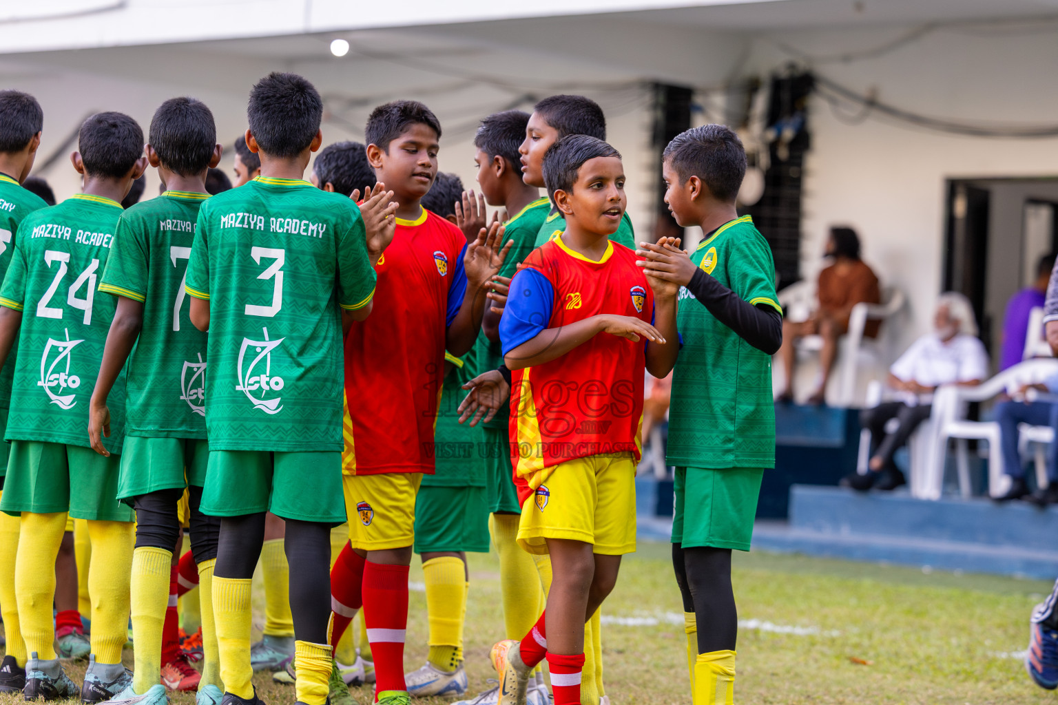 Day 3 of MILO Academy Championship 2025 (U-12) was held at Henveiru Stadium in Male', Maldives on Saturday, 3rd May 2025. Photos: Ismail Thoriq / images.mv