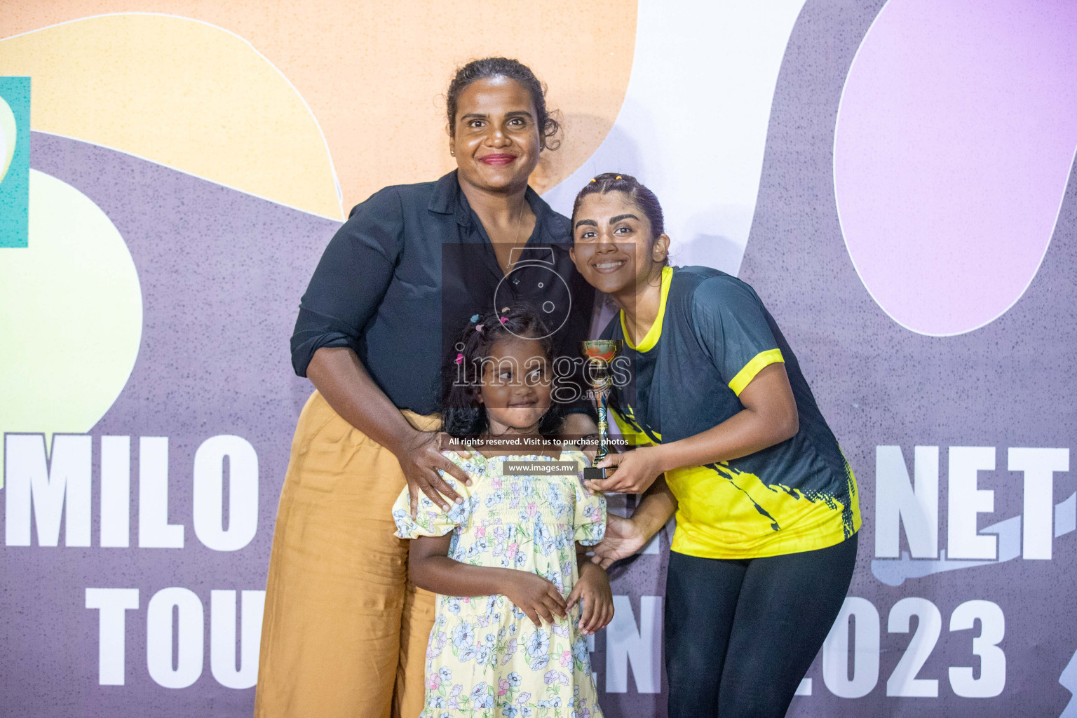 Day 6 of 20th Milo National Netball Tournament 2023, held in Synthetic Netball Court, Male', Maldives on 4th June 2023 Photos: Nausham Waheed/ Images.mv