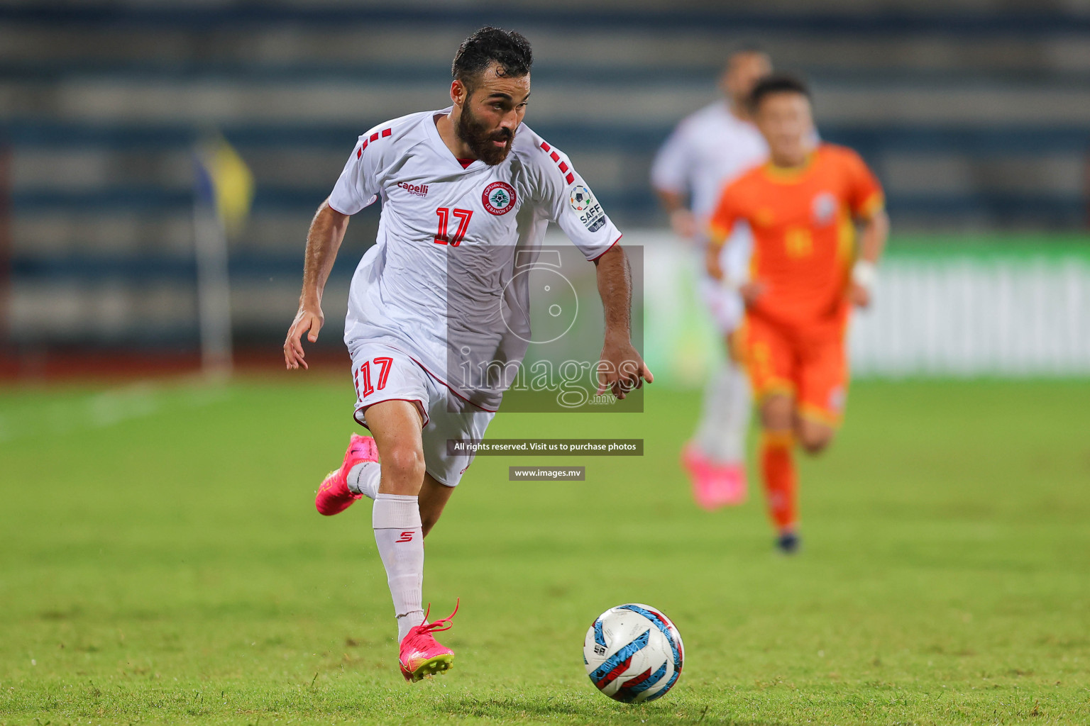 Bhutan vs Lebanon in SAFF Championship 2023 held in Sree Kanteerava Stadium, Bengaluru, India, on Sunday, 25th June 2023. Photos: Nausham Waheed / images.mv