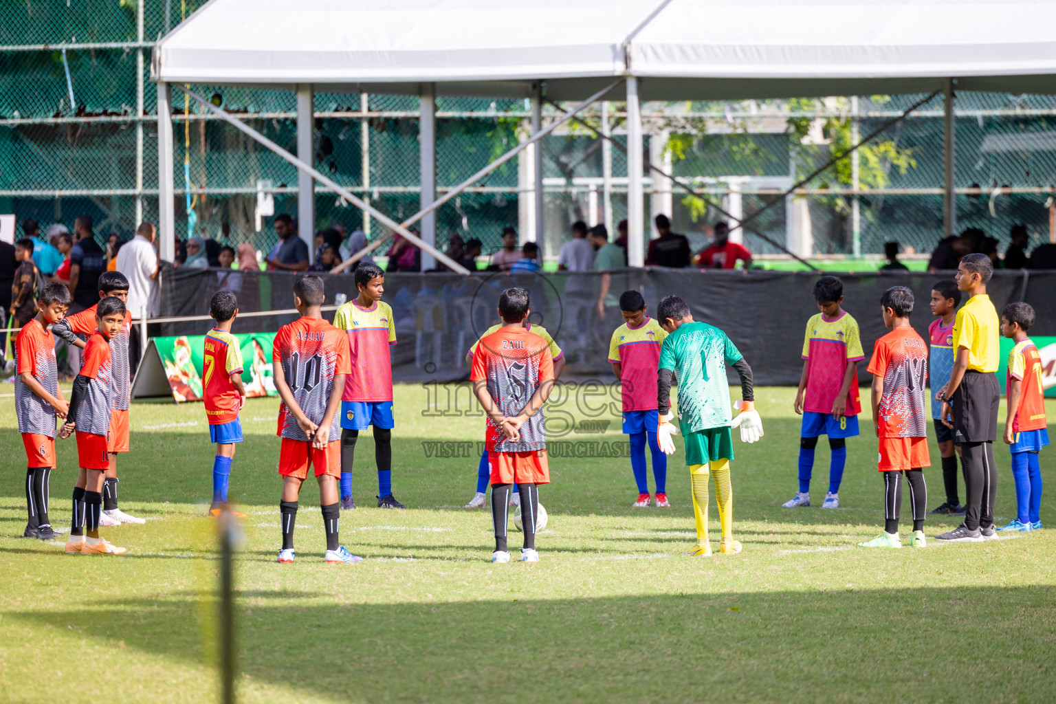 Day 1 of MILO Academy Championship 2024 - U12 was held at Henveiru Grounds in Male', Maldives on Thursday, 4th July 2024. 
Photos: Ismail Thoriq / images.mv