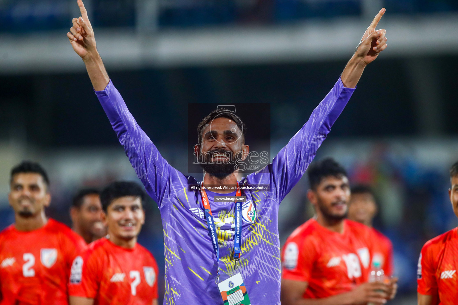 Nepal vs India in SAFF Championship 2023 held in Sree Kanteerava Stadium, Bengaluru, India, on Saturday, 24th June 2023. Photos: Nausham Waheed / images.mv