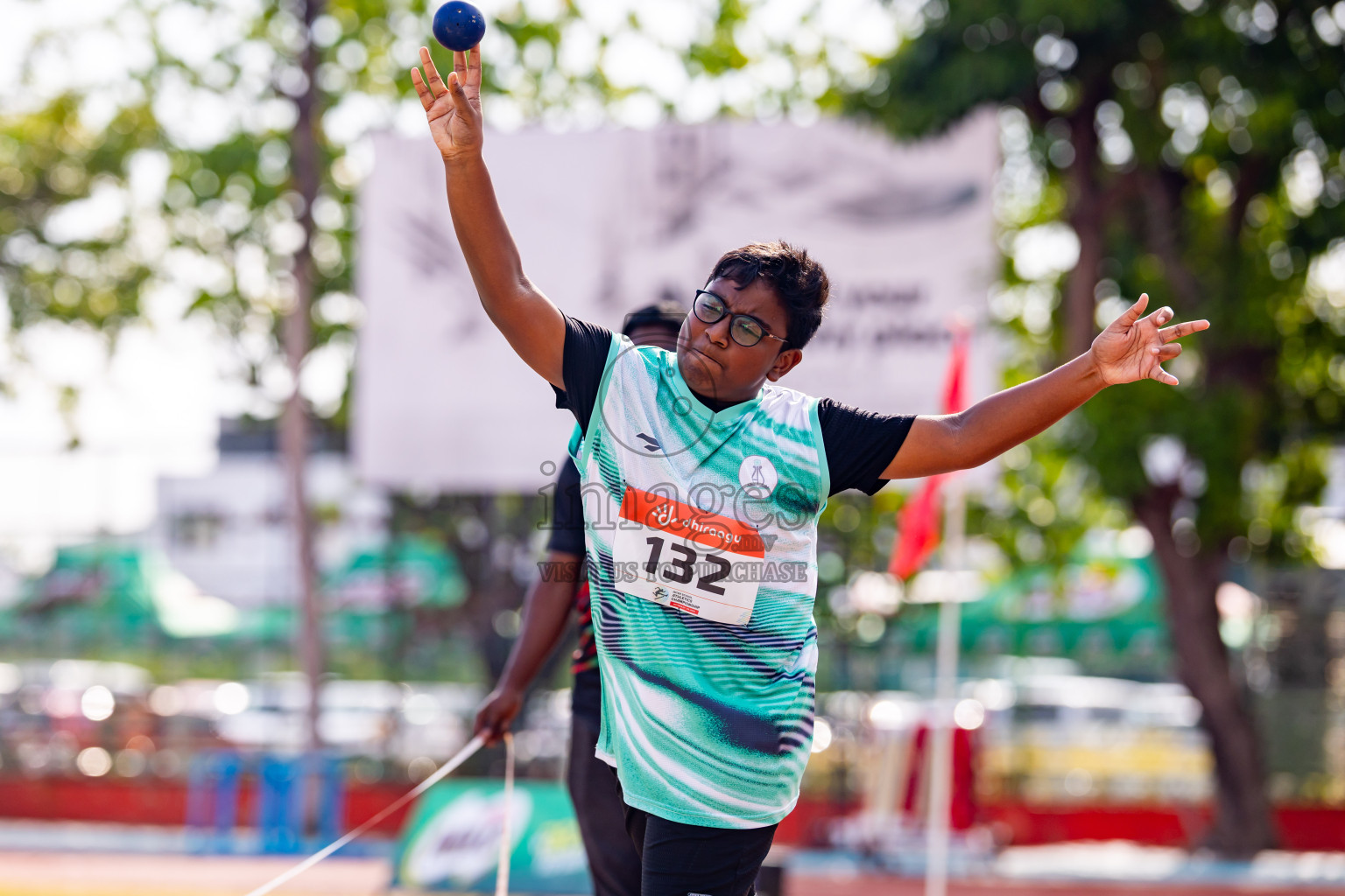 Day 4 of Inter-school Athletics Championship 2025 held in Ekuveni Synthetic Track, Male', Maldives on Thursday, 09th October 2025. Photos by: Nausham Waheed / Images.mv