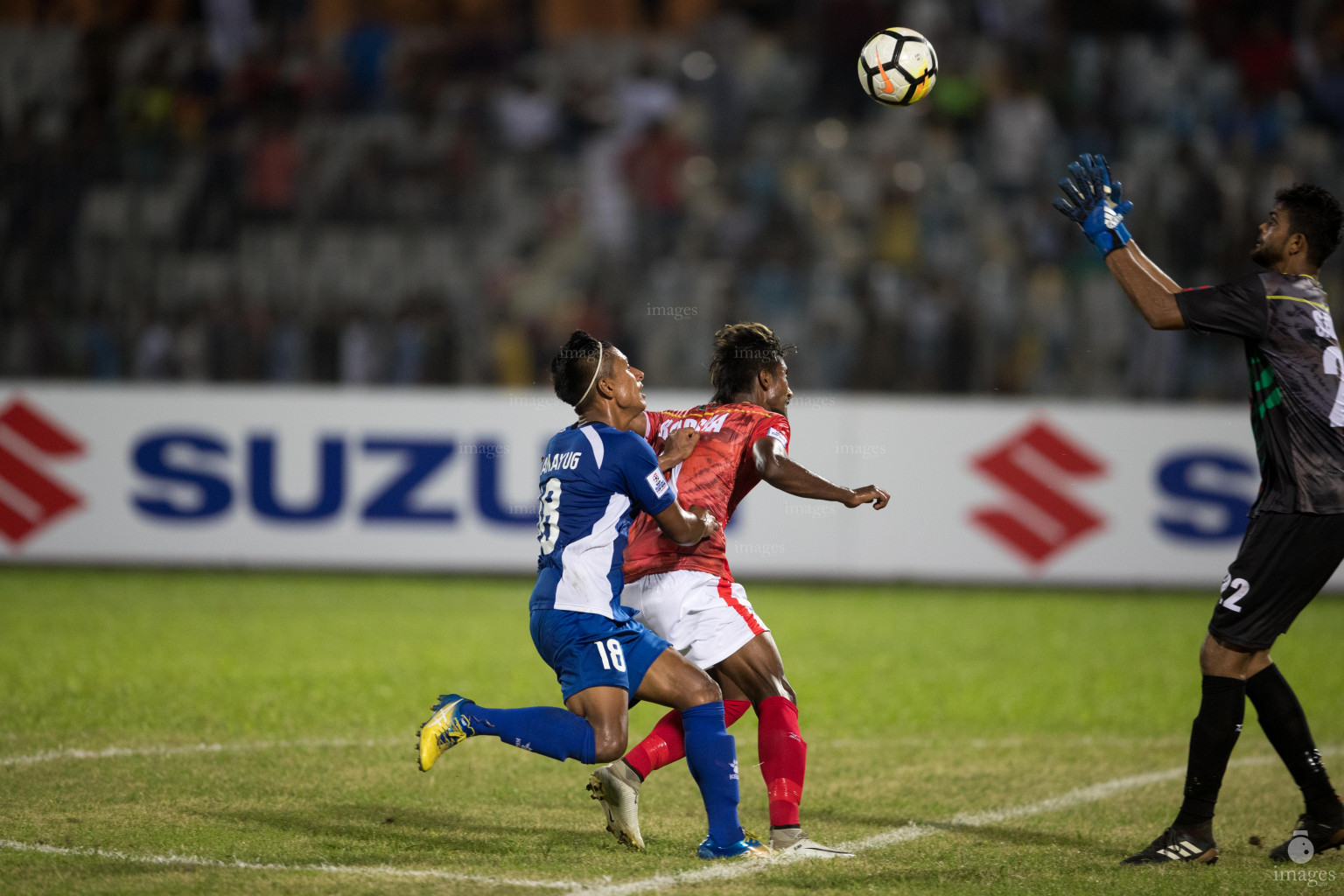 Bangladesh vs Nepal in SAFF Suzuki Cup 2018 in Dhaka, Bangladesh, Saturday, September 08, 2018. (Images.mv Photo/Hussain Sinan)