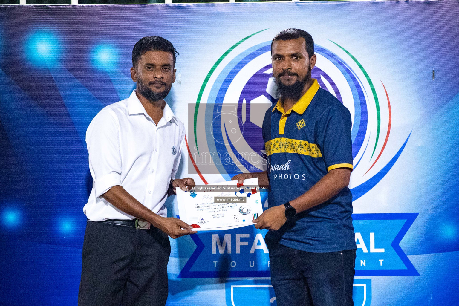 Final of MFA Futsal Tournament 2023 on 10th April 2023 held in Hulhumale'. Photos: Nausham waheed /images.mv