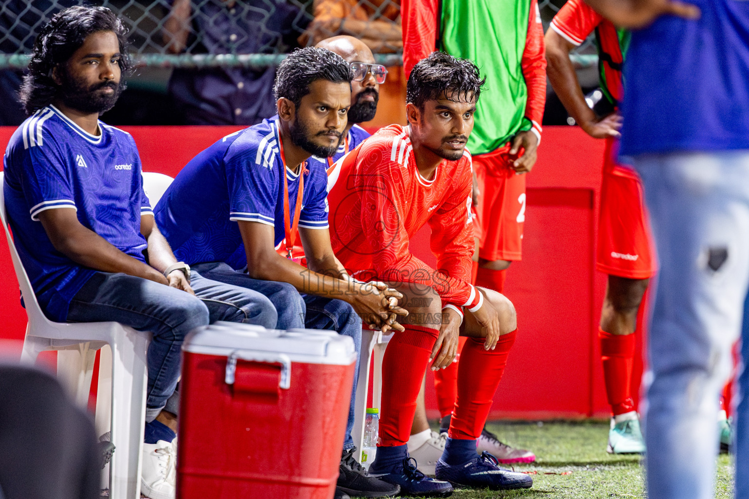 Ooredoo Maldives vs Fahi Rc in Club Maldives Cup 2024 held in Rehendi Futsal Ground, Hulhumale', Maldives on Tuesday, 25th September 2024. Photos: Nausham Waheed/ images.mv