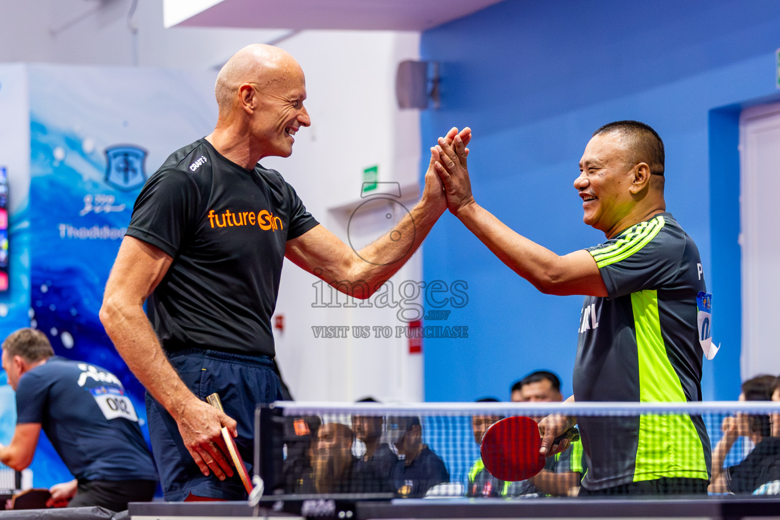Day 3 of 1st Thoddoo Masters Table Tennis Tournament was held on Saturday, 23rd August 2025 in AA Thoddoo, Maldives. Photos: Nausham Waheed / images.mv