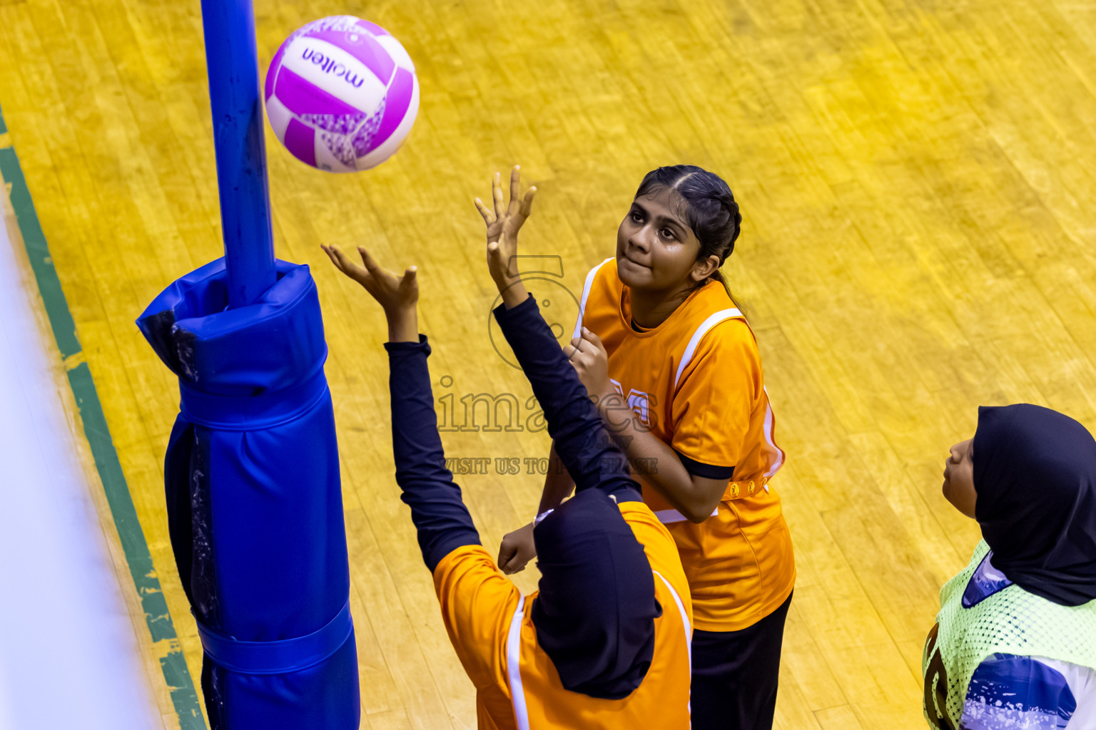 SC Skylark vs Youth United SC in Day 5 of 24th Milo Netball Association Championship held in Social Center at Male', Maldives on Friday, 5th September 2025. Photos: Nausham Waheed / images.mv