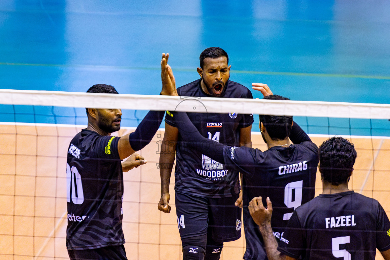 Sports Club City vs Dhivehi Sifainge Club in Semi Final of MILO VAM Cup 2024 Men's Division was held in Social Center Indoor Hall on Friday, 1st September 2024. Photos: Nausham Waheed / images.mv