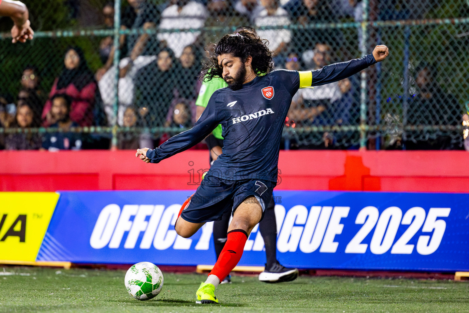Sheesha vs Trade Club in Day 5 of Office League 2025 was held on Sunday, 20th April 2025 in Hulhumale', Maldives. Photos: Nausham Waheed  / images.mv