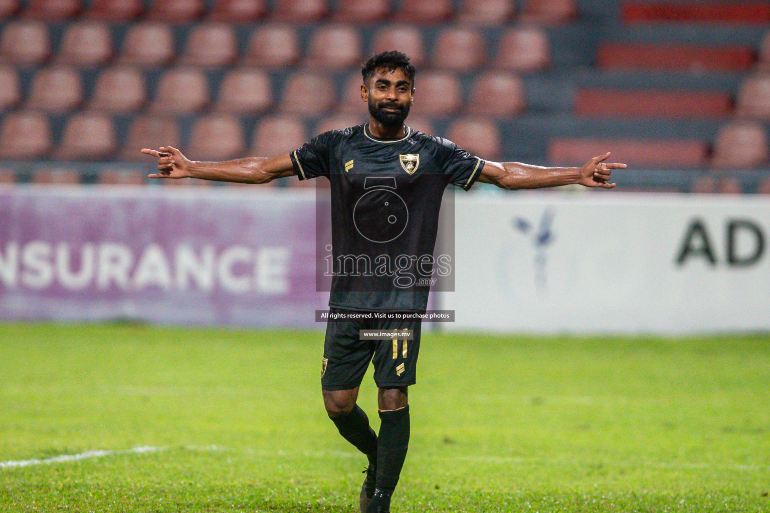 President's Cup 2023 - Club Eagles vs Super United Sports, held in National Football Stadium, Male', Maldives  Photos: Mohamed Mahfooz Moosa/ Images.mv