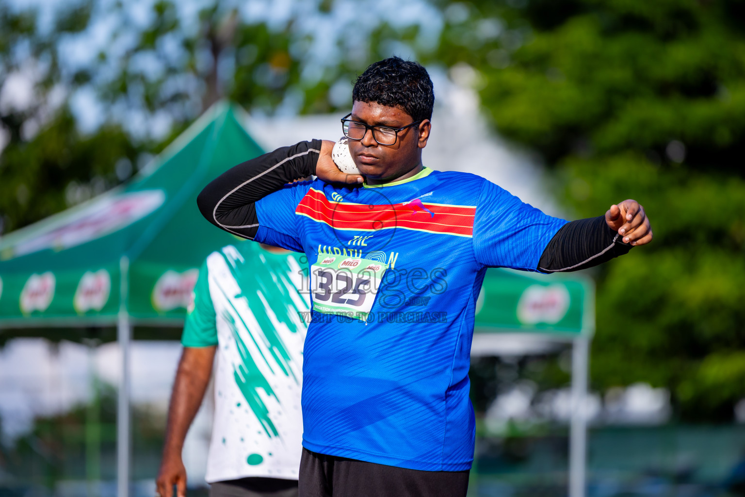 Day 2 of 12th Milo Association Championships was held in Ekuveni Track at Male', Maldives on Friday, 25th April 2025. Photos: Nausham Waheed / images.mv