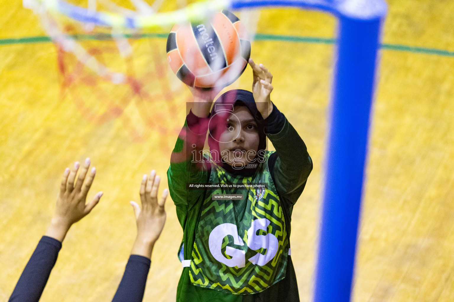 Day2 of 24th Interschool Netball Tournament 2023 was held in Social Center, Male', Maldives on 28th October 2023. Photos: Nausham Waheed / images.mv