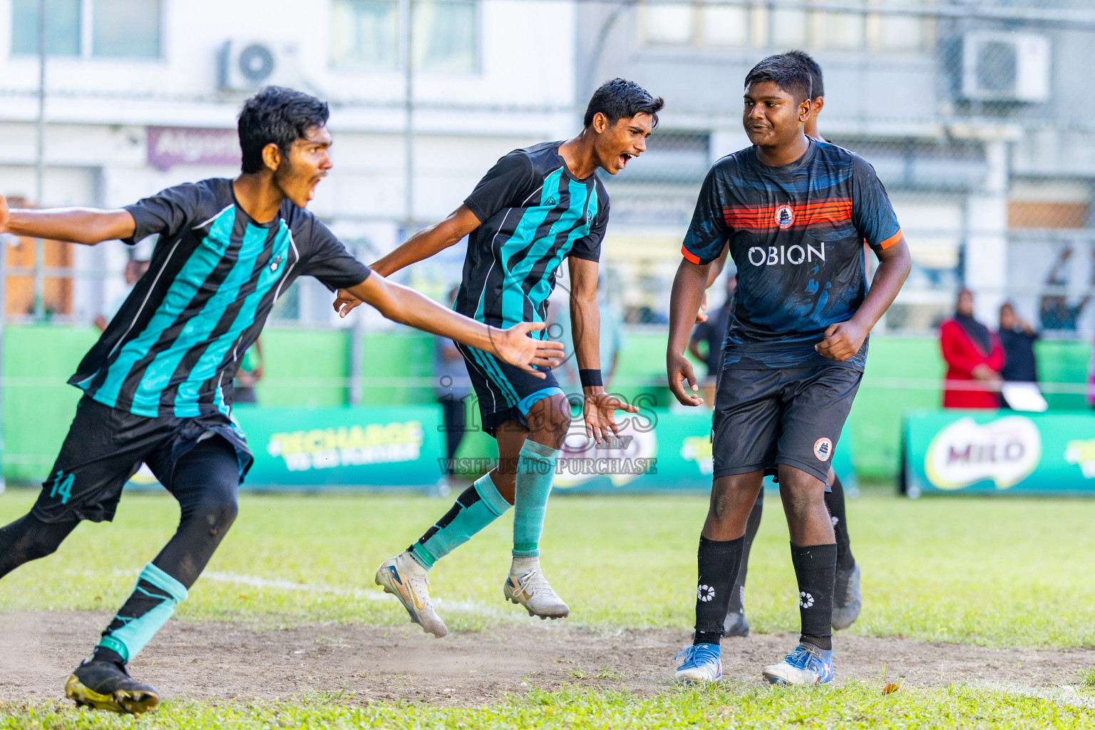 Day 5 of MILO Academy Championship 2025 (U14) was held on Monday, 3rd November 2025 at Henveiru Football Grounds, Male', Maldives . 

Photos: Mohamed Mahfooz Moosa / images.mv