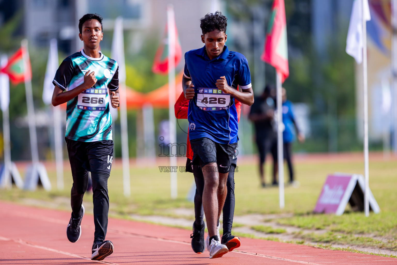 Day 6 of MWSC Interschool Athletics Championships 2024 held in Hulhumale Running Track, Hulhumale, Maldives on Thursday, 14th November 2024. Photos by: Nausham Waheed / Images.mv