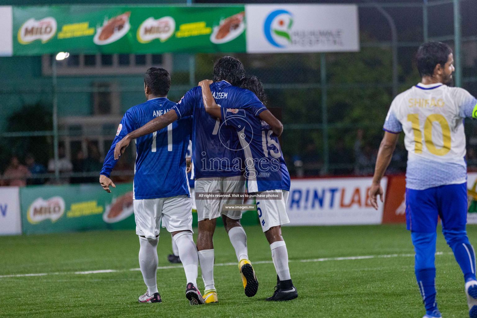 Team Allied vs Muleeaage RC in Club Maldives Cup 2022 was held in Hulhumale', Maldives on Wednesday, 12th October 2022. Photos: Ismail Thoriq/ images.mv